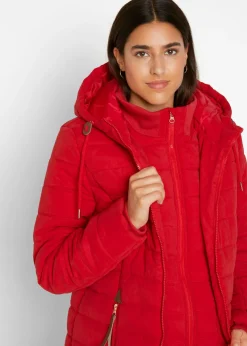 Online Abrigo acolchado, aspecto 2 en 1 Mujer Chaquetas Y Abrigos