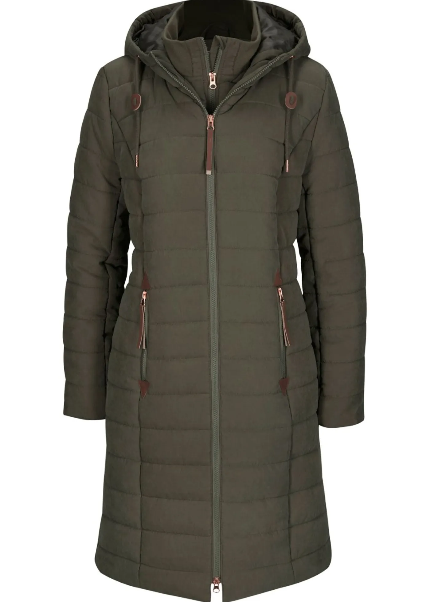 New Abrigo acolchado, aspecto 2 en 1 Mujer Chaquetas Y Abrigos
