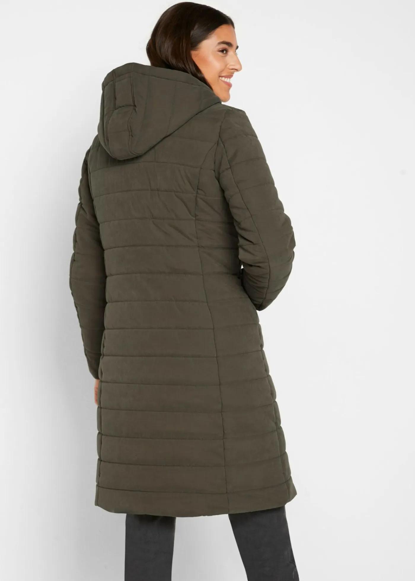New Abrigo acolchado, aspecto 2 en 1 Mujer Chaquetas Y Abrigos