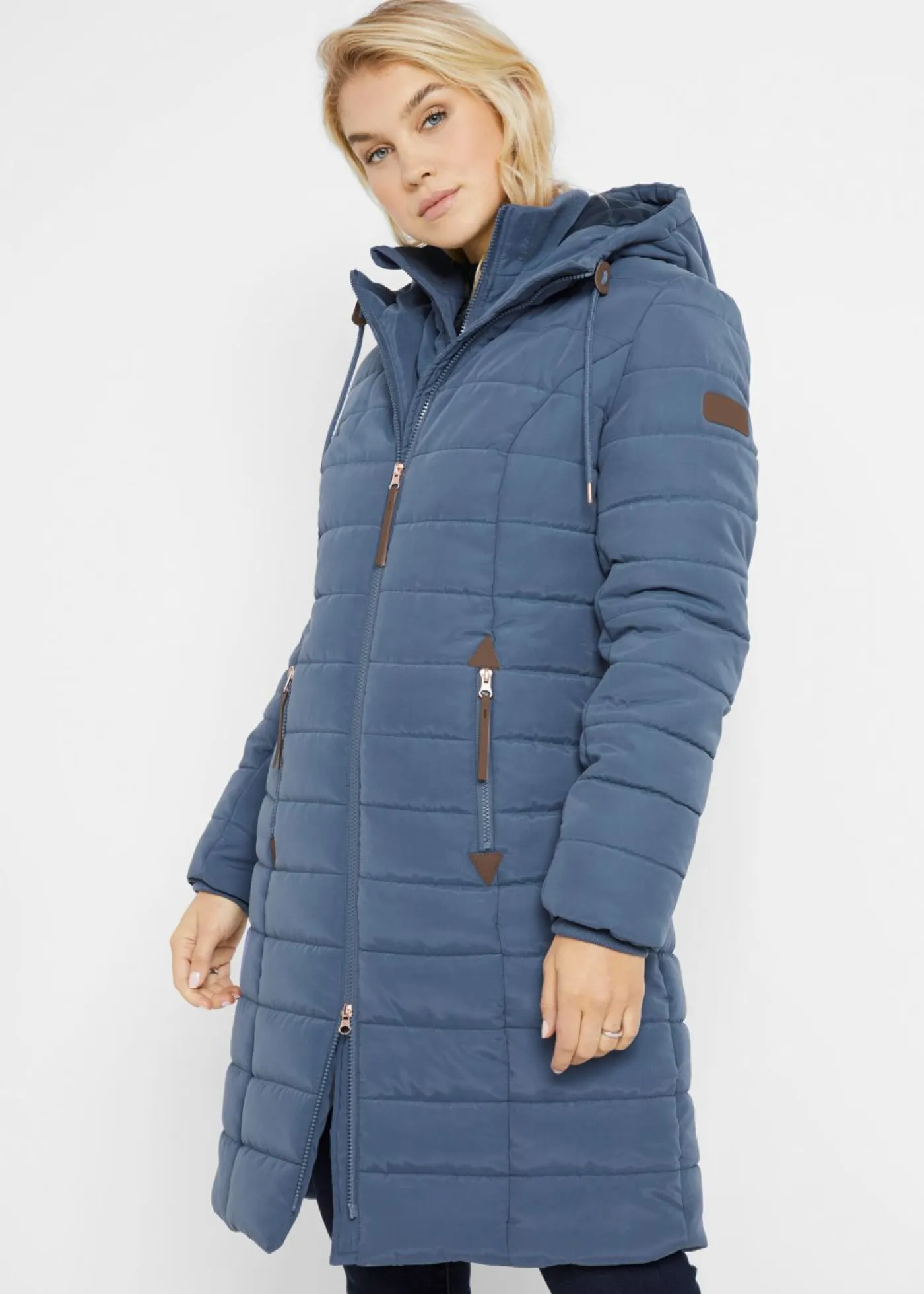 Best Abrigo acolchado, aspecto 2 en 1 Mujer Chaquetas Y Abrigos