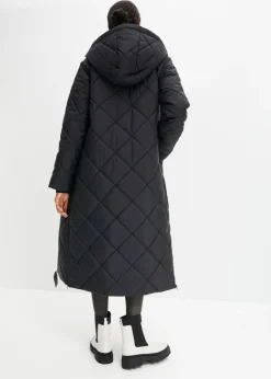 Outlet Abrigo acolchado y guateado, largo y con capucha Mujer Chaquetas Y Abrigos