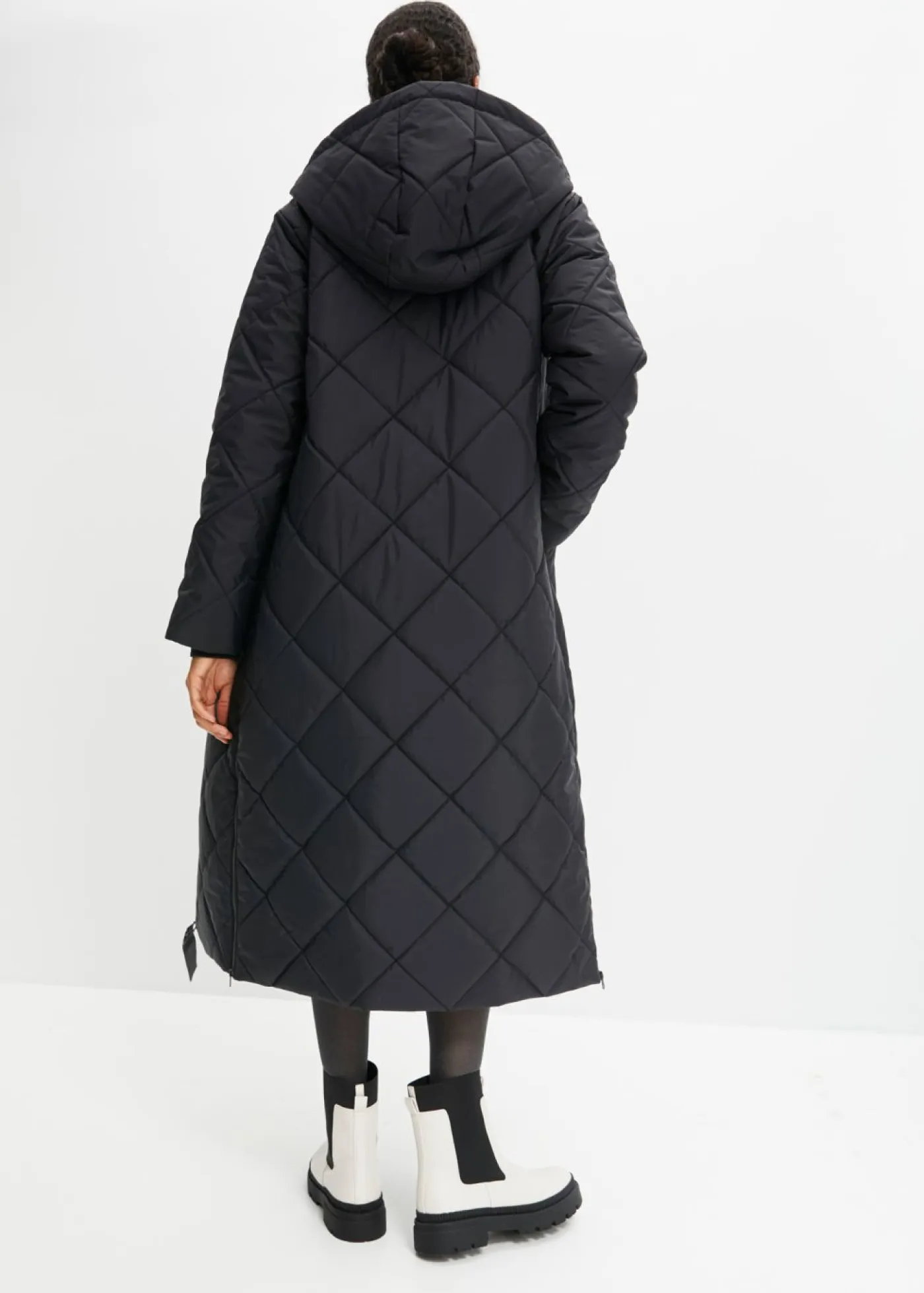 Outlet Abrigo acolchado y guateado, largo y con capucha Mujer Chaquetas Y Abrigos