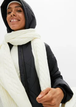 Outlet Abrigo acolchado y guateado, largo y con capucha Mujer Chaquetas Y Abrigos