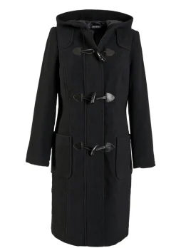 Outlet Abrigo con aspecto de lana Mujer Chaquetas Y Abrigos