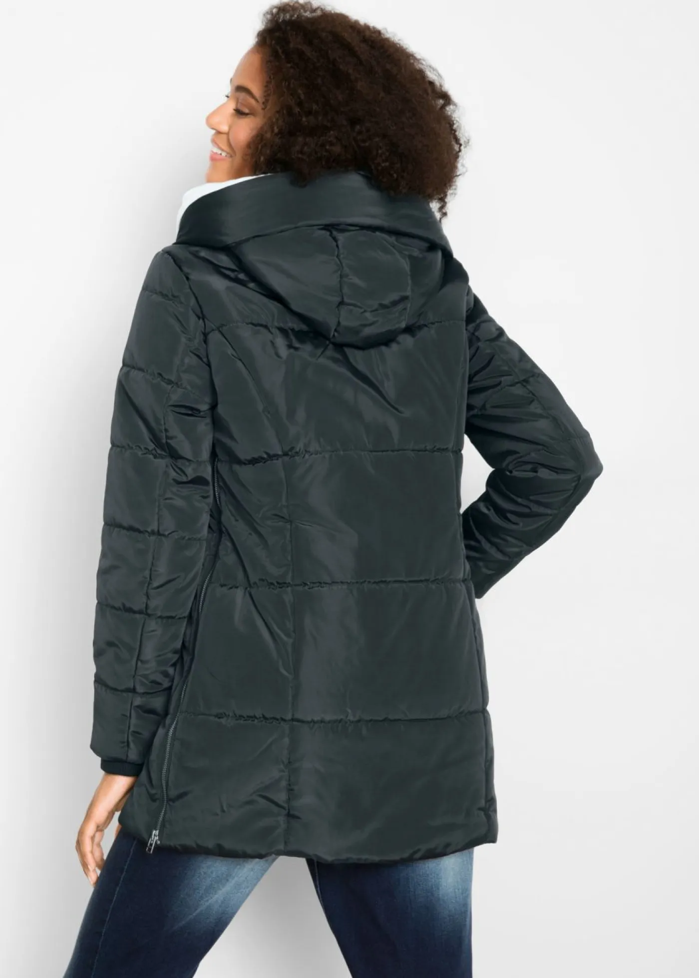 New Abrigo con capucha acolchada Mujer Chaquetas Y Abrigos