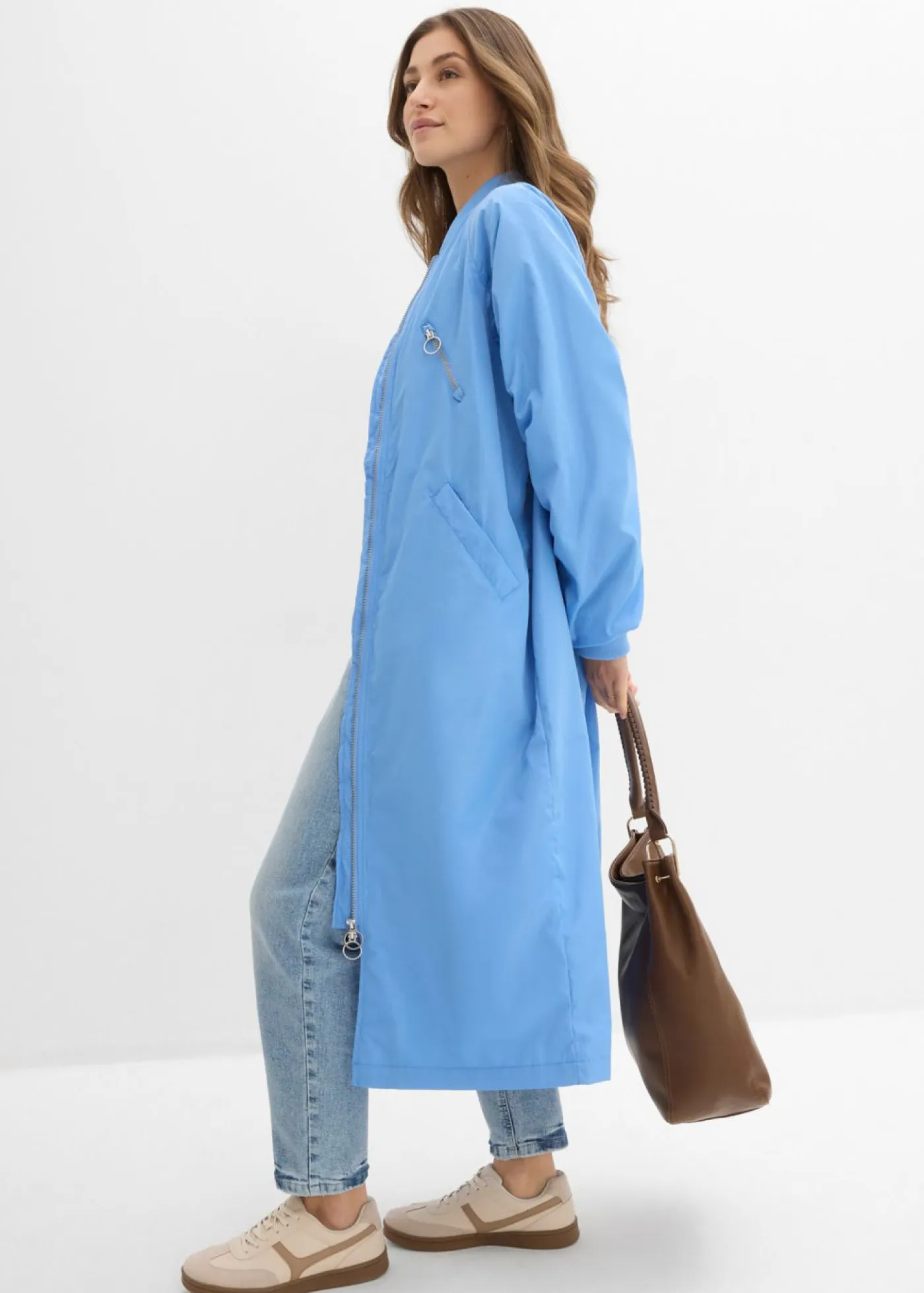Outlet Abrigo con cuello de punto Mujer Chaquetas Y Abrigos|Novedades