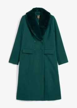 Best Abrigo con cuello desmontable de pelo sintético Mujer Chaquetas Y Abrigos