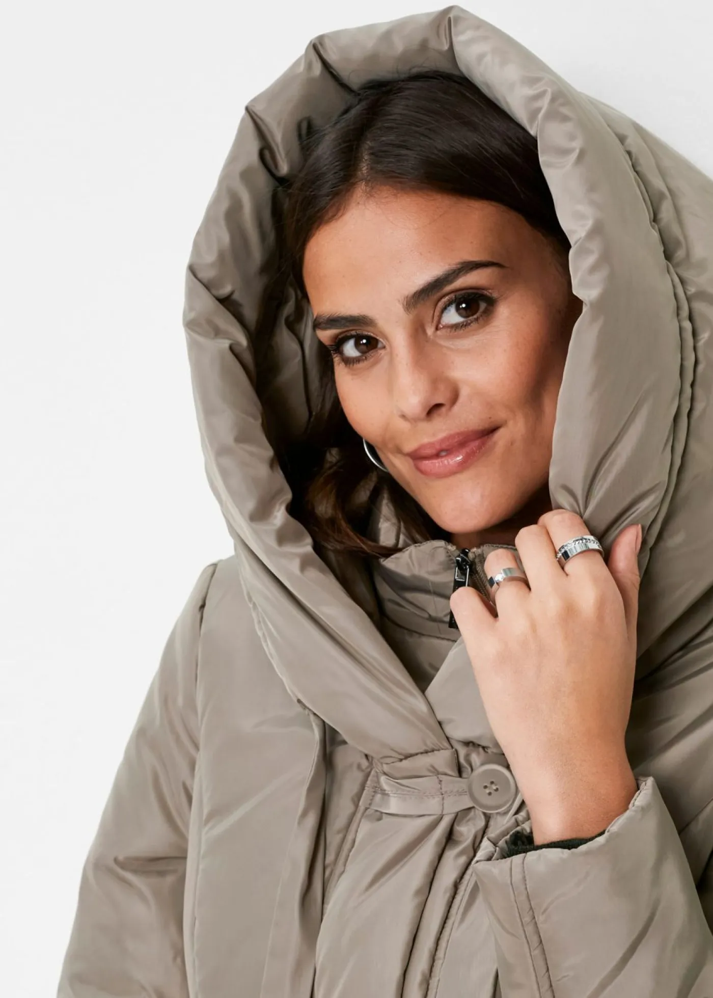 Online Abrigo corto acolchado Mujer Chaquetas Y Abrigos