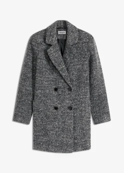 Hot Abrigo corto con aspecto de lana Mujer Chaquetas Y Abrigos