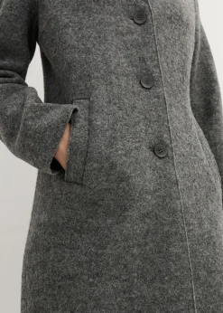 Outlet Abrigo corto de lana Mujer Chaquetas Y Abrigos