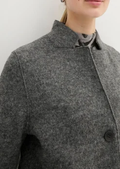 Outlet Abrigo corto de lana Mujer Chaquetas Y Abrigos