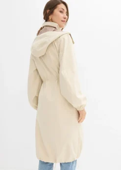 Outlet Abrigo de entretiempo con capucha desmontable Mujer Chaquetas Y Abrigos