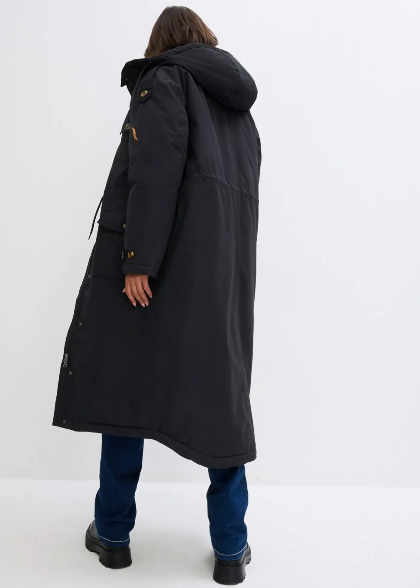 Abrigo de invierno, aspecto 2 en 1 Mujer Chaquetas Y Abrigos