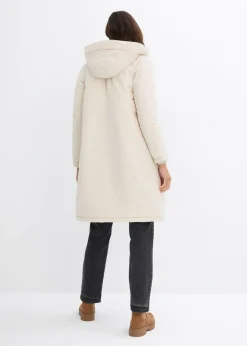 Clearance Abrigo de invierno con forro de peluche en la capucha Mujer Chaquetas Y Abrigos