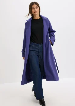 Discount Abrigo de mezcla de viscosa Mujer Chaquetas Y Abrigos|Tallas Pequeñas