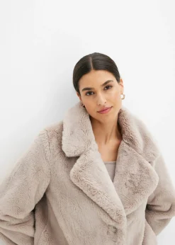 Abrigo de pelo sintético Mujer Chaquetas Y Abrigos