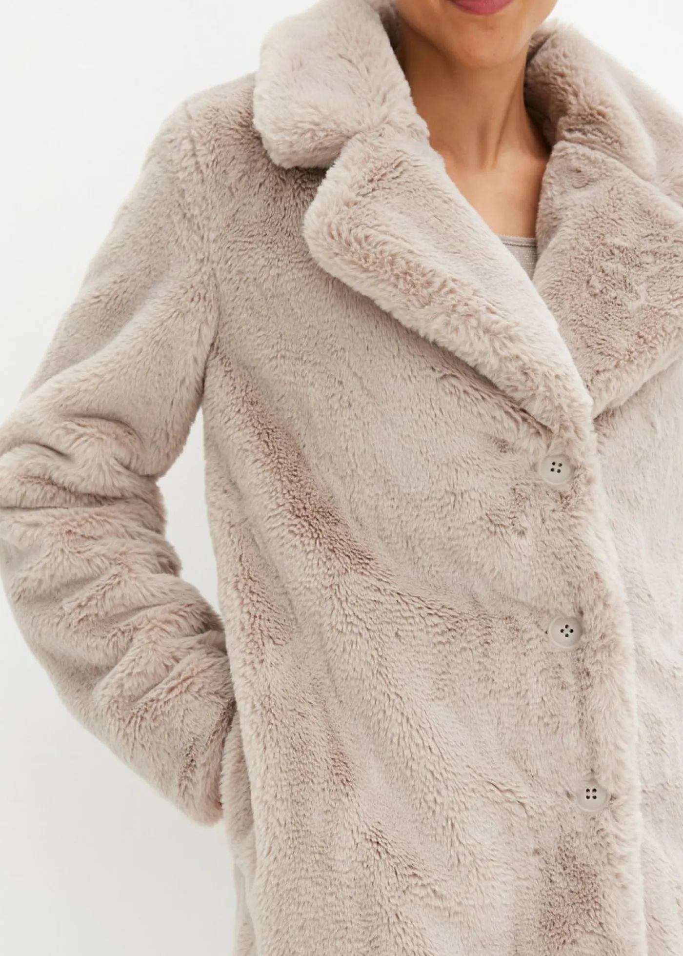 Abrigo de pelo sintético Mujer Chaquetas Y Abrigos