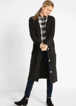 Clearance Abrigo de punto con bolsillos de parche Mujer Jerséis|Ropa De Punto