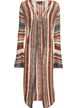 Online Abrigo de punto con rayas Mujer Jerséis|Ropa De Punto