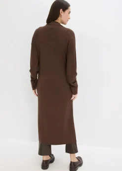 Outlet Abrigo de punto de mezcla de viscosa suave Mujer Jerséis|Ropa De Punto