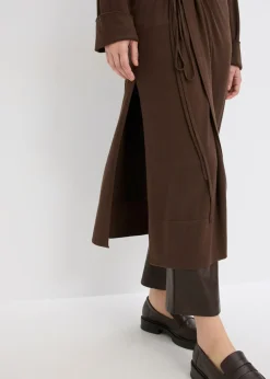 Outlet Abrigo de punto de mezcla de viscosa suave Mujer Jerséis|Ropa De Punto