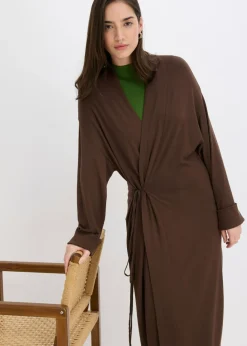 Outlet Abrigo de punto de mezcla de viscosa suave Mujer Jerséis|Ropa De Punto