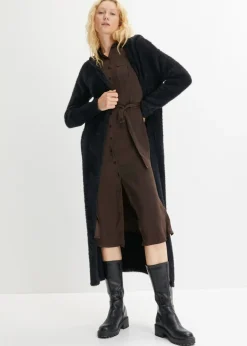 Sale Abrigo de punto en suave hilo metálico Mujer Jerséis|Ropa De Punto