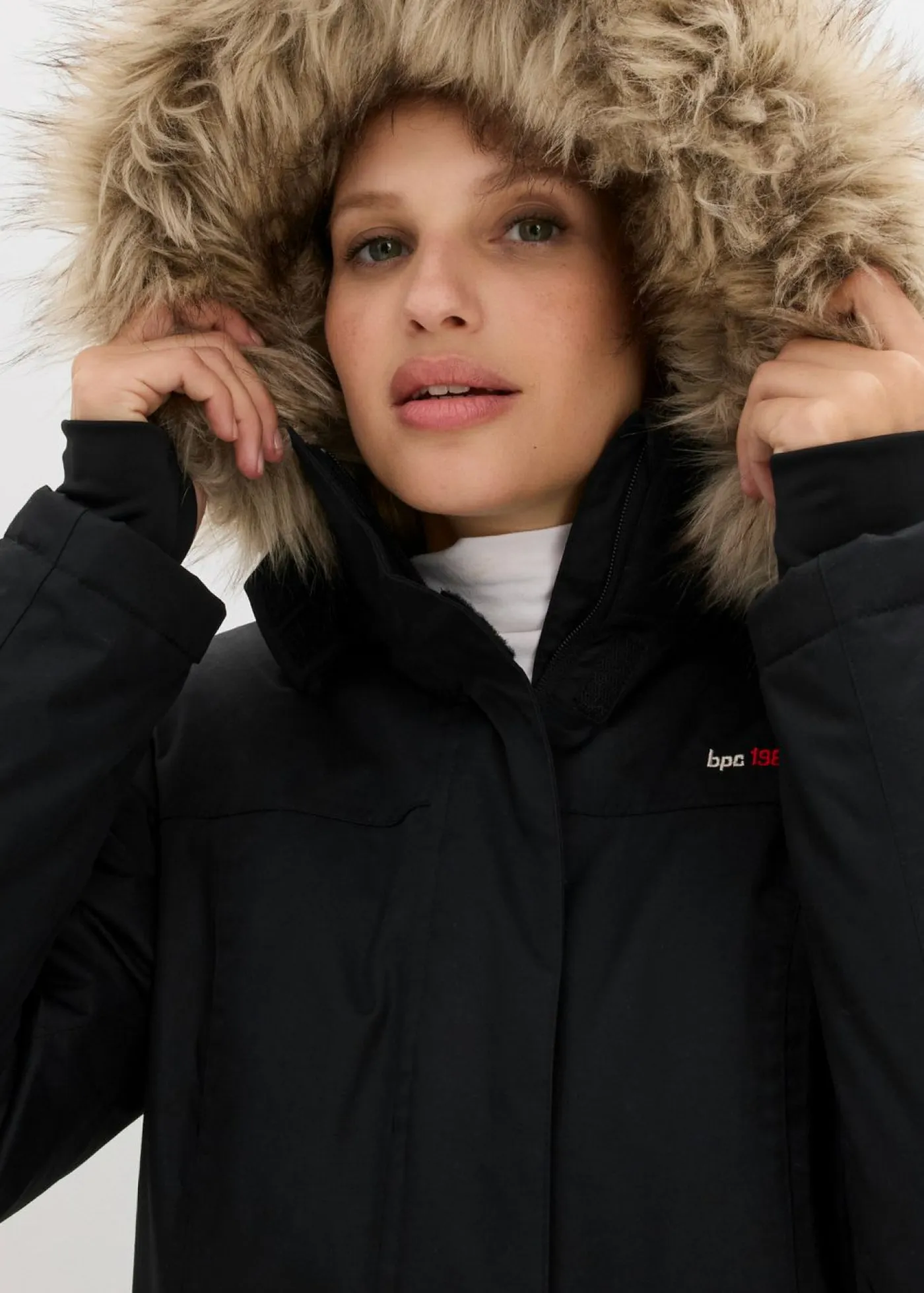 Clearance Abrigo funcional cálido impermeable para exteriores con pelo sintético Mujer Chaquetas Y Abrigos