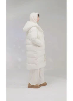 Outlet Abrigo guateado oversize Mujer Chaquetas Y Abrigos