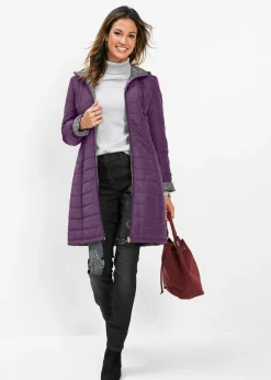 Outlet Abrigo guateado reversible Mujer Chaquetas Y Abrigos