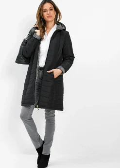Outlet Abrigo guateado reversible Mujer Chaquetas Y Abrigos
