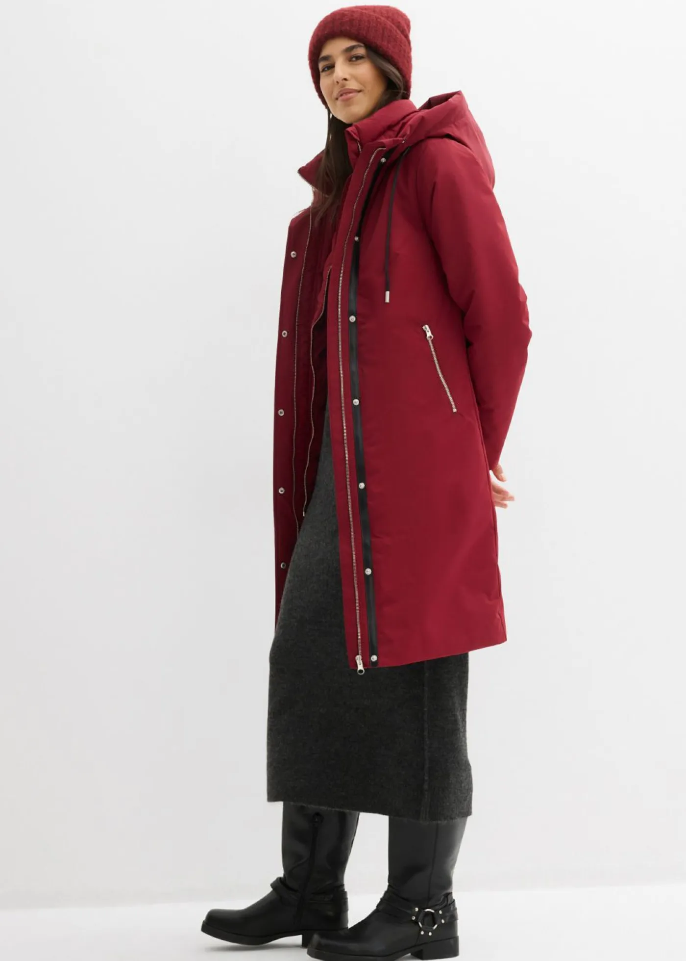 New Abrigo impermeable 2 en 1 para exteriores Mujer Chaquetas Y Abrigos