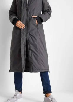 Outlet Abrigo impermeable para exteriores con pelo sintético Mujer Chaquetas Y Abrigos