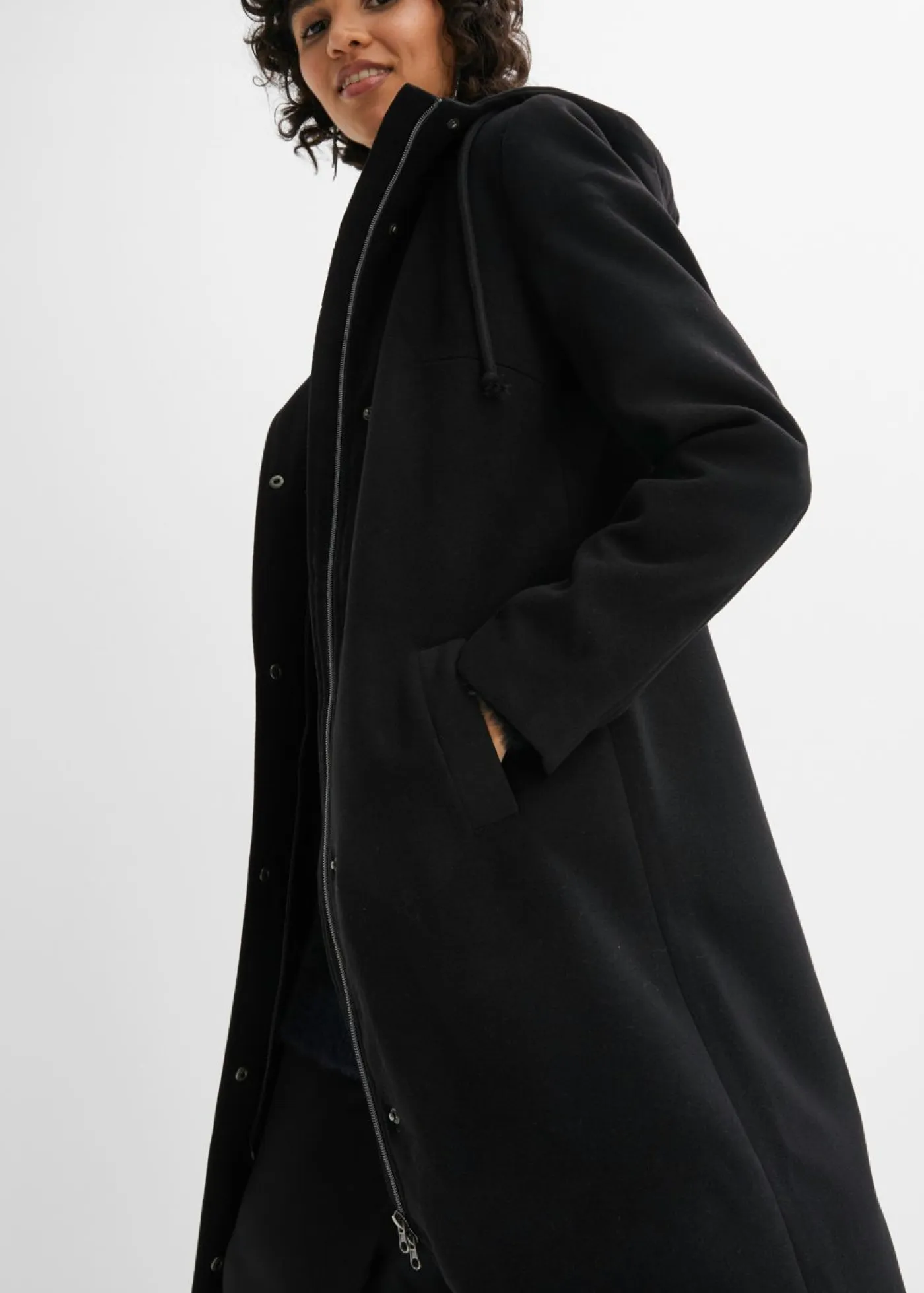 Clearance Abrigo largo en imitación de lana Mujer Chaquetas Y Abrigos