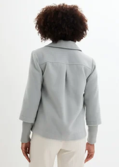 Online Abrigo marinero con mangas de punto Mujer Chaquetas Y Abrigos