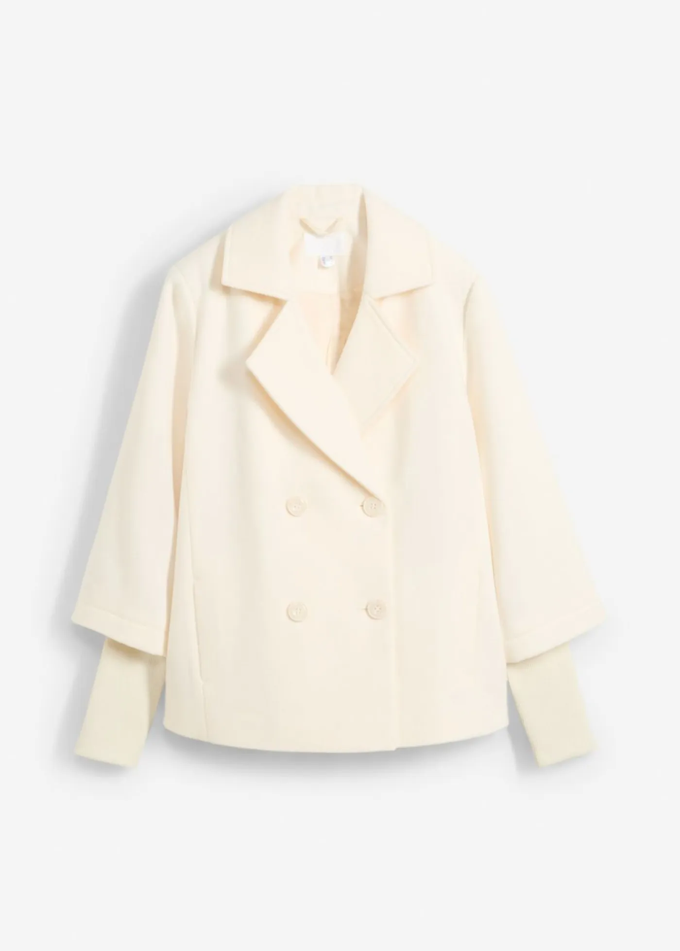Hot Abrigo marinero con mangas de punto Mujer Chaquetas Y Abrigos
