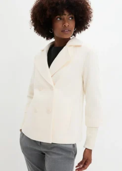 Hot Abrigo marinero con mangas de punto Mujer Chaquetas Y Abrigos