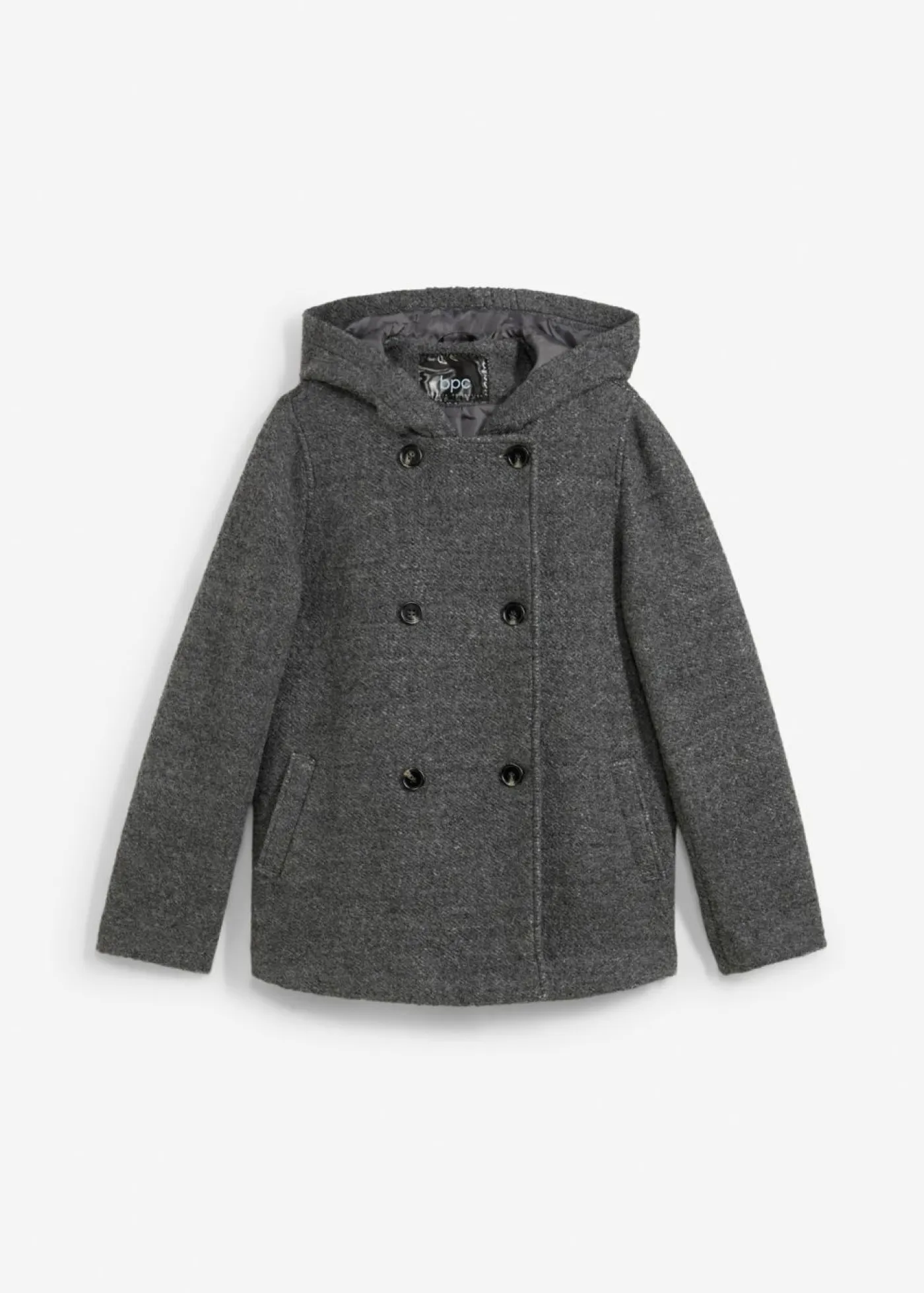 Discount Abrigo marinero de acogedor tejido bouclé Mujer Chaquetas Y Abrigos