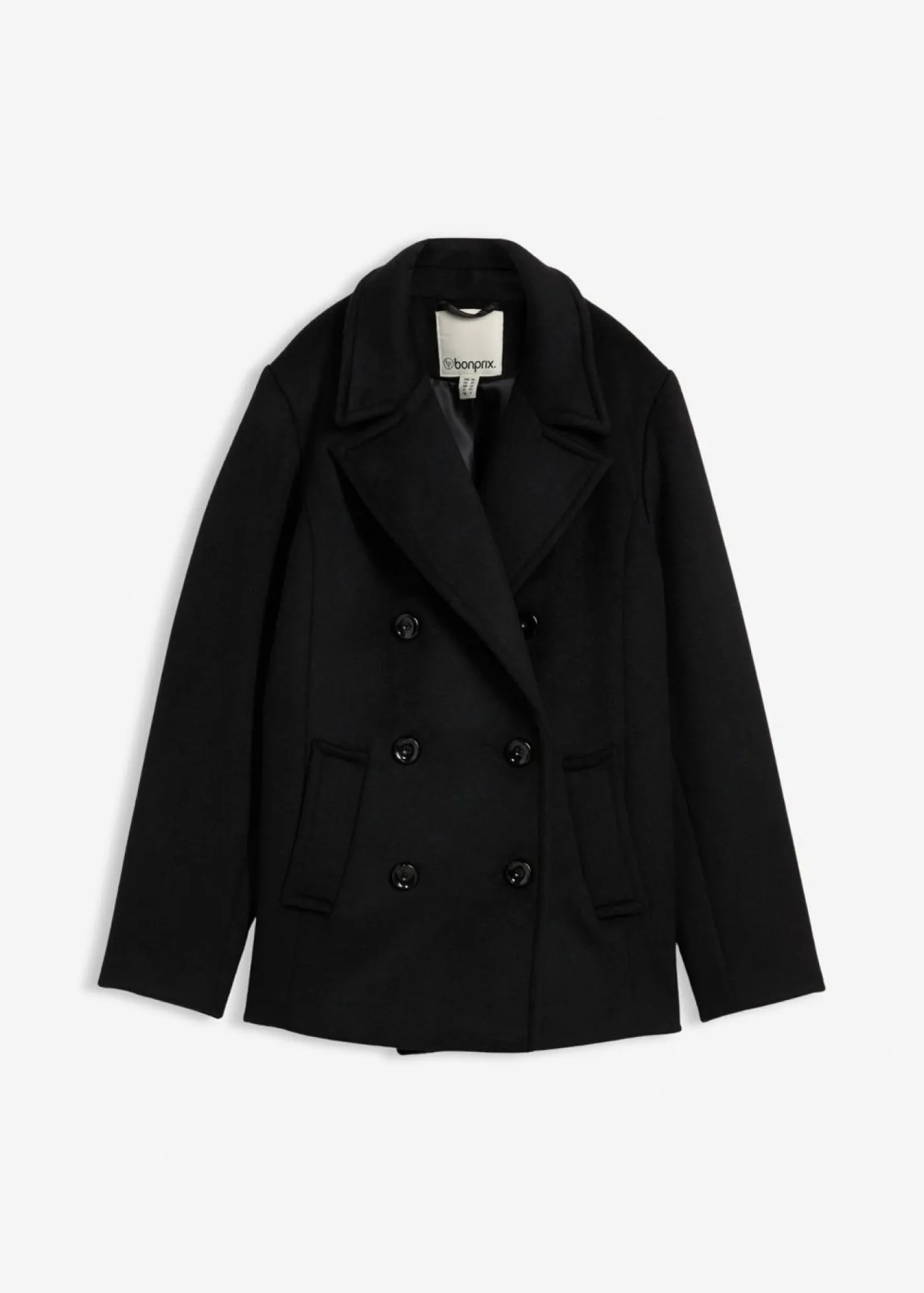Outlet Abrigo marinero de lana Mujer Premium|Chaquetas Y Abrigos