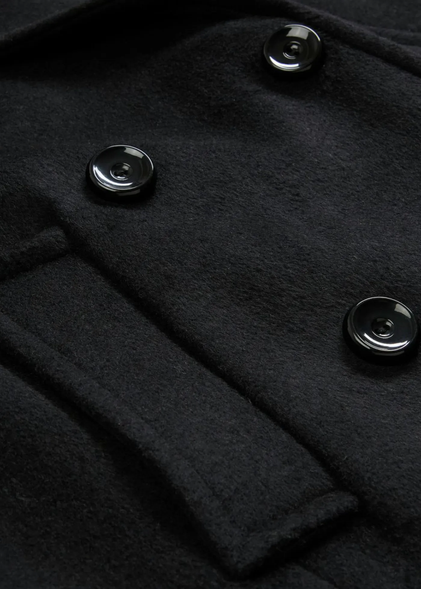 Outlet Abrigo marinero de lana Mujer Premium|Chaquetas Y Abrigos