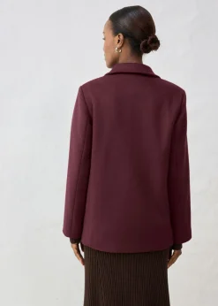 Abrigo marinero de lana Mujer Premium|Chaquetas Y Abrigos