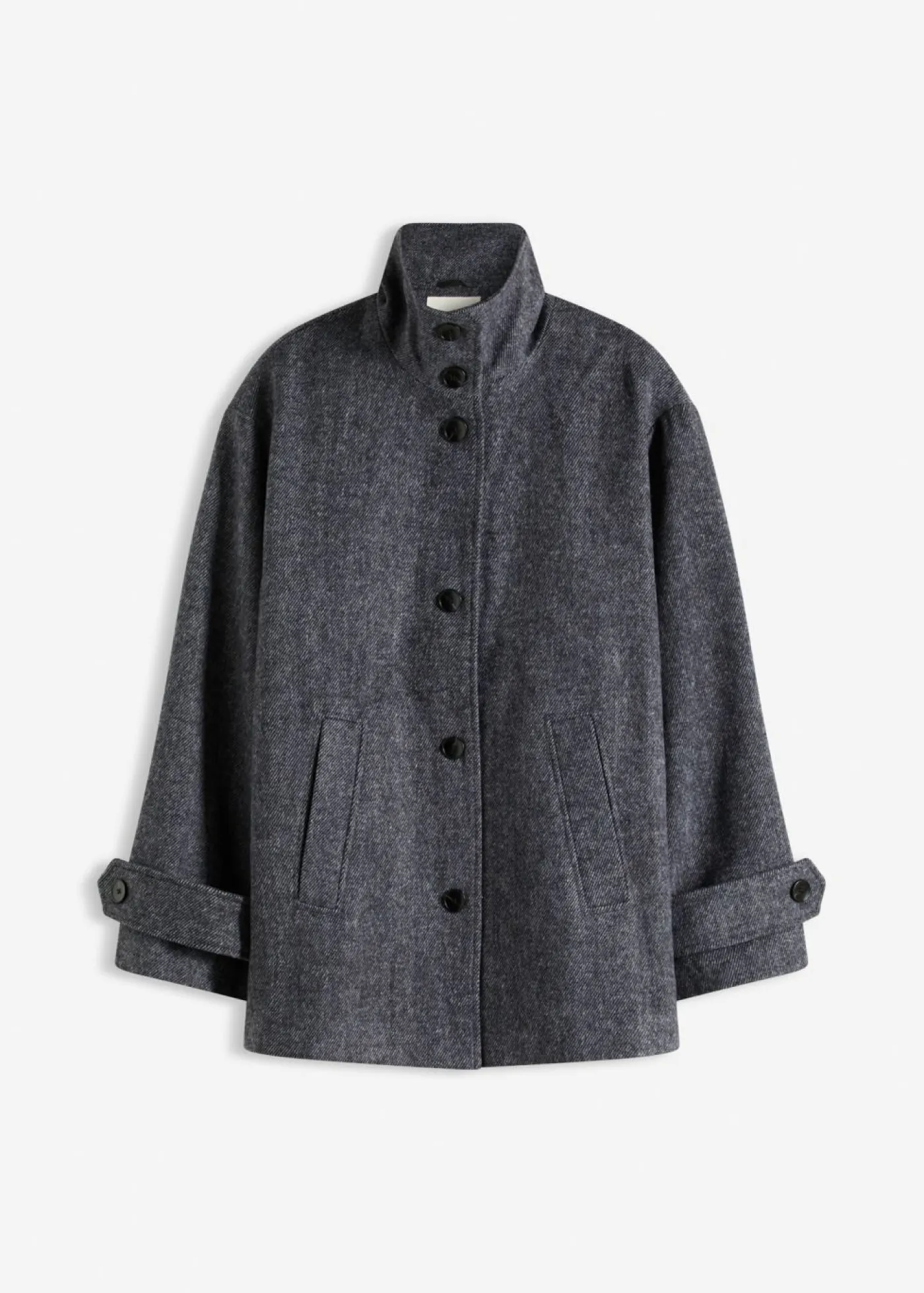 Clearance Abrigo marinero largo con aspecto de lana Mujer Chaquetas Y Abrigos