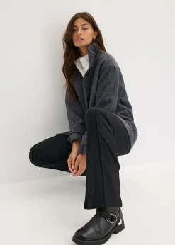 Clearance Abrigo marinero largo con aspecto de lana Mujer Chaquetas Y Abrigos