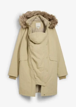 Outlet Abrigo premamá impermeable y cortavientos 3 en 1 con inserto de porteo Mujer Premamá