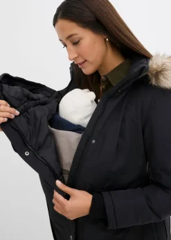 Online Abrigo premamá impermeable y cortavientos 3 en 1 con inserto de porteo Mujer Premamá