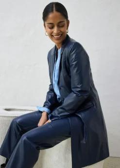 Discount Abrigo tipo americana de napa de cordero Mujer Premium|Chaquetas Y Abrigos