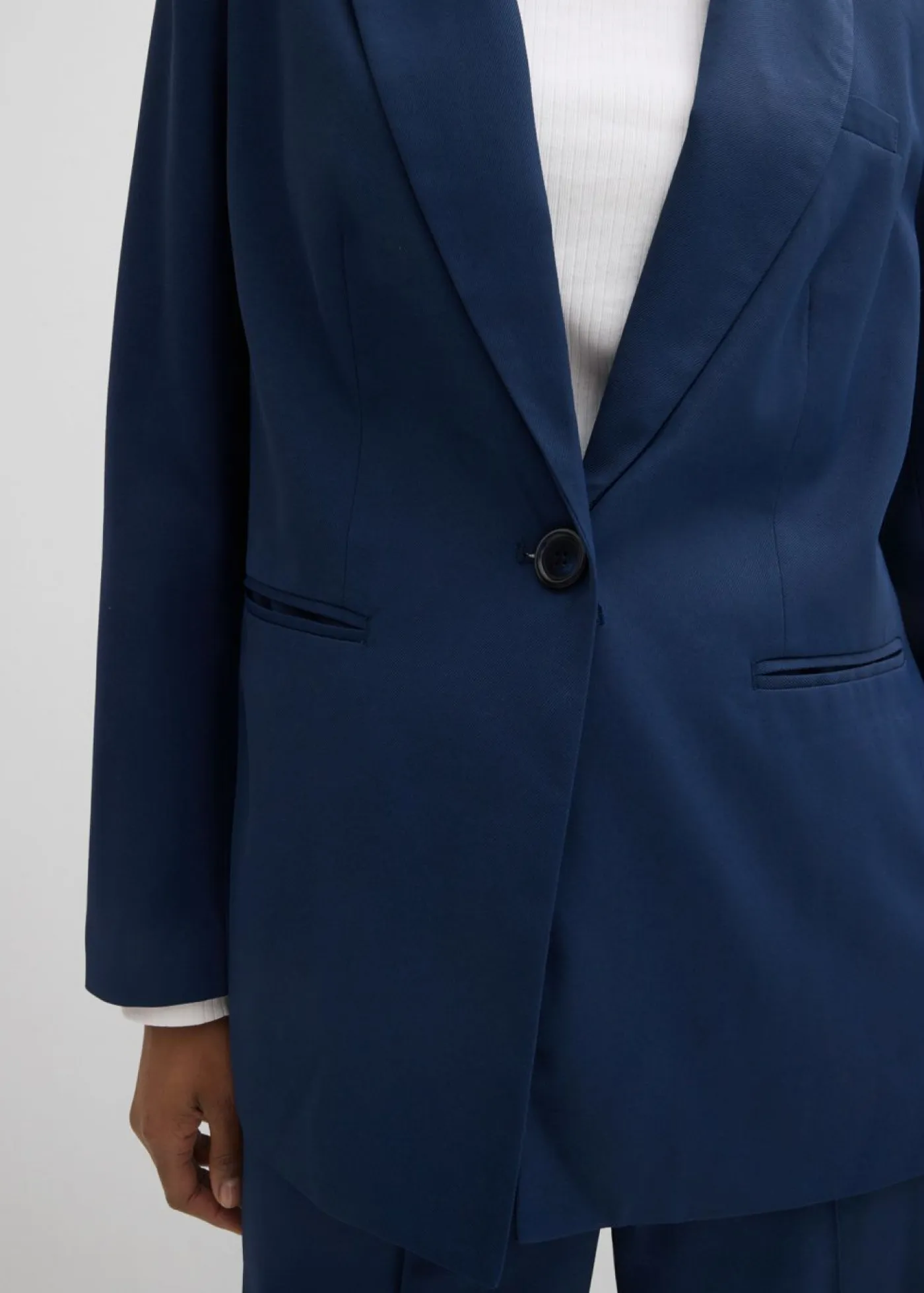 Best Americana con abertura larga en la espalda Mujer Esenciales|Blazers