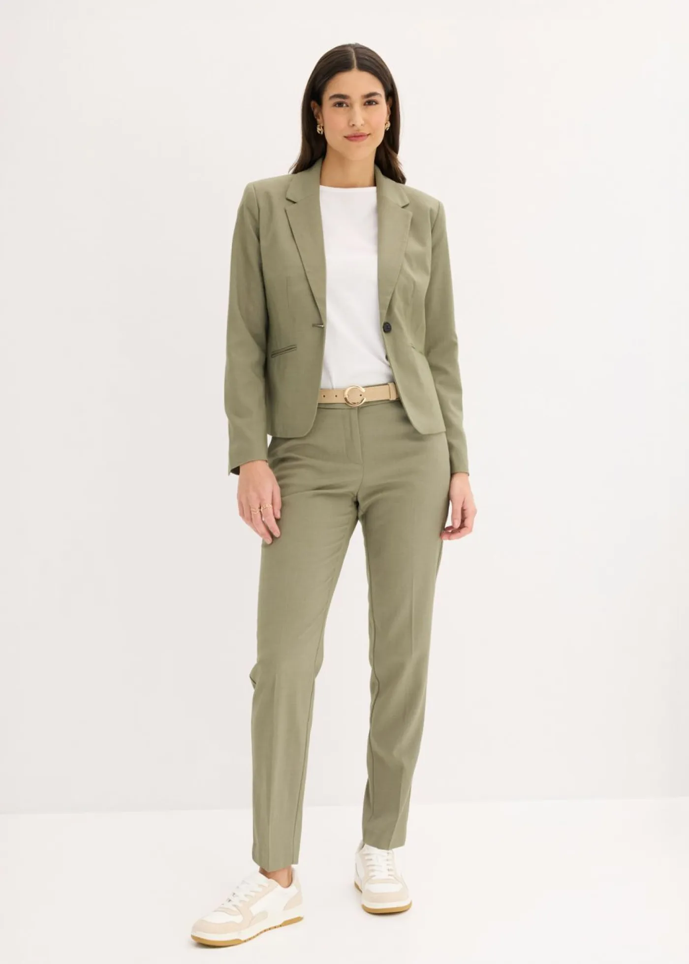 New Americana con bolsillos, petite Mujer Blazers|Tallas Pequeñas