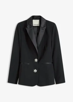 Outlet Americana con botones decorativos Mujer Blazers|Ropa Elegante