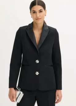 Outlet Americana con botones decorativos Mujer Blazers|Ropa Elegante